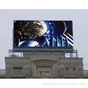 Waterproof P20 Outdoor Roof Advertising Video Wall